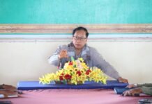 ឯកឧត្តម សរ គឹមសាន្ត អគ្គលេខាធិការ អាជ្ញាធរទន្លេសាប បានអញ្ជើញដឹកនាំក្រុមការងារចុះត្រួតពិនិត្យសុពលភាពសំណង់បង្គោលកំណត់ព្រំតំបន់៣ និងបង់លេខរៀងសំគាល់បង្គោល