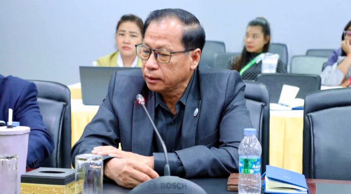 ឯកឧត្តម សរ គឹមសាន្ត អគ្គលេខាធិការអាជ្ញាធរទន្លេសាប អញ្ញើញចូលរួមប្រជុំពិភាក្សាគម្រោងស្តីពី ហេដ្ឋារចនាសម្ព័ន្ធទេសចរណ៍សម្រាប់កំណើនប្រកបដោយបរិយាបន្ន និងភាពធន់
