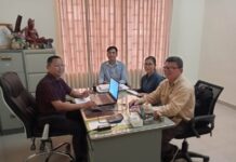 លោក វិន ប៊ុនពៅ ប្រធាននាយកដ្ឋានធនធានធម្មជាតិ ចុះពិនិត្យ និងវាយតម្លៃពីស្ថានភាពលំហូរទឹកស្ទឹងសំខាន់ៗនៅជុំវិញបឹងទន្លេសាប